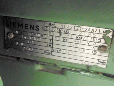 Motor tech data