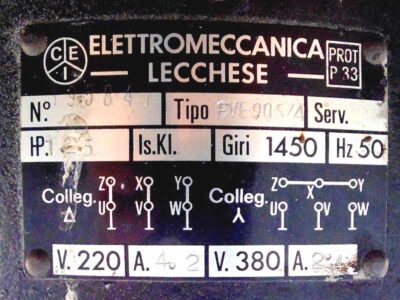 Engine tech data