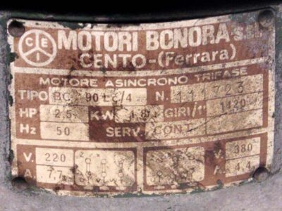 Motor tech data