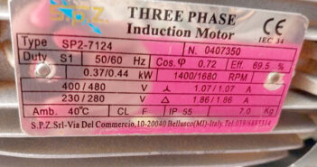 Motor tech data