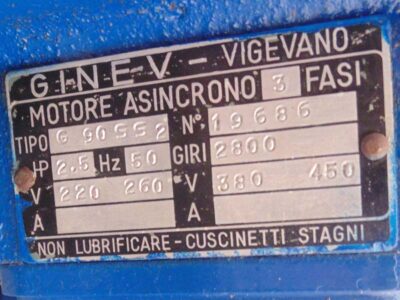 Motor tech data