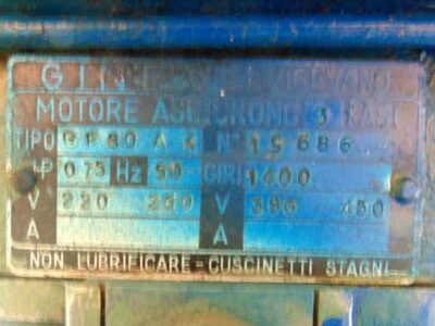Motor tech data