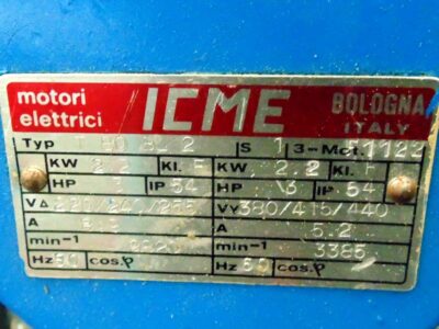 Motor tech data