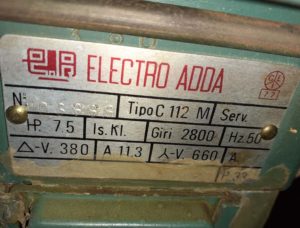 Motor tech data
