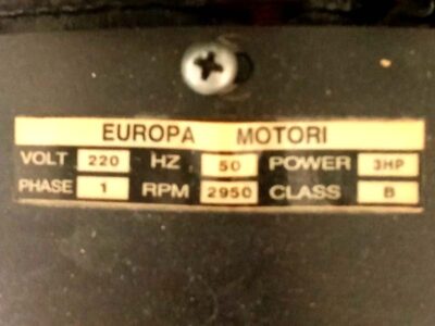 Motor tech data