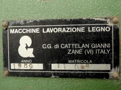 Machine tech data
