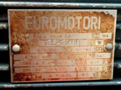 Engine tech data