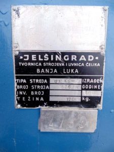 Podaci o mašini