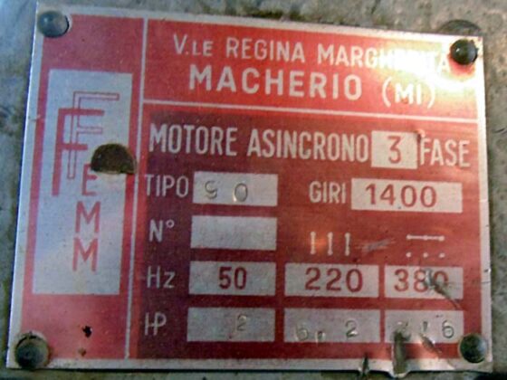 Motor tech data