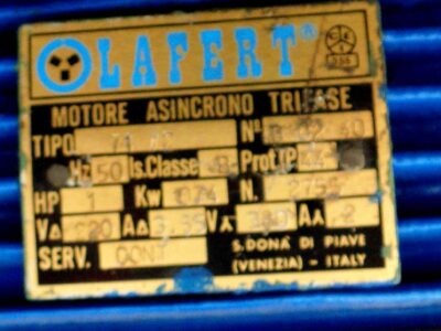 Motor tech data