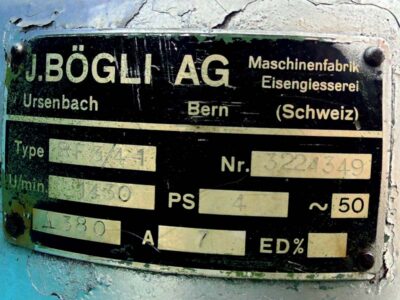 Motor tech data
