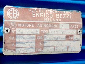 Podaci o motoru