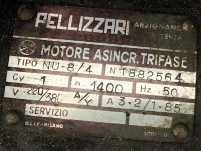 Motor tech. data