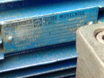 Motor spec. data