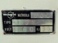 Machine tech data