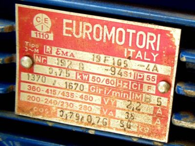 Engine tech data