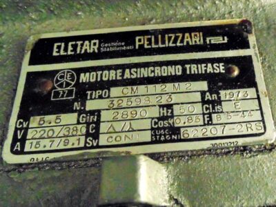 Motor tech data