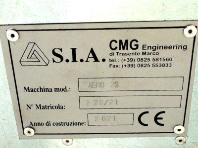 Machine tech data