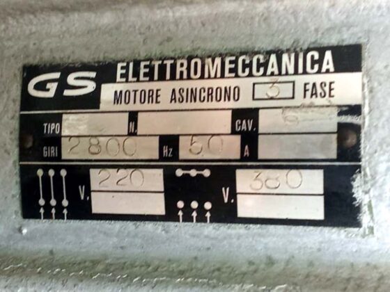 Tehnički podaci motora za bru&scaron;enje