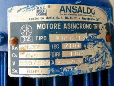 Podaci o motoru