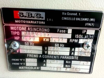 Engine tech data