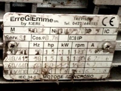 Motor tech data