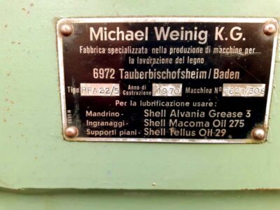 Четырехсторонний станок Weinig 4811_22