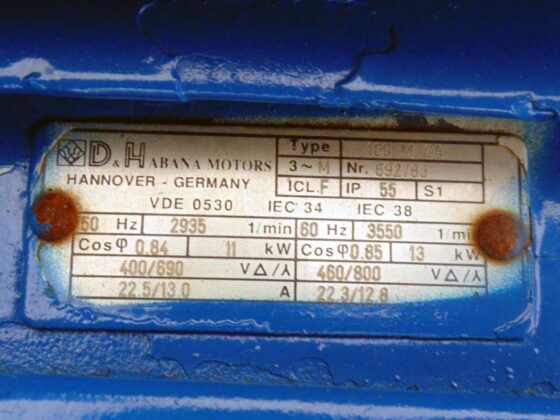 Motor tech data