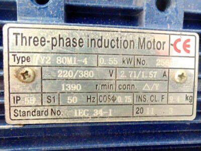 Motor tech data