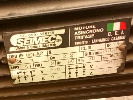 Podaci o motoru foršupa
