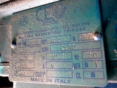 Motor tech data
