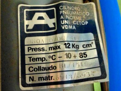 Machine tech data