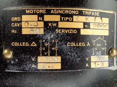 Deduster motor tech data