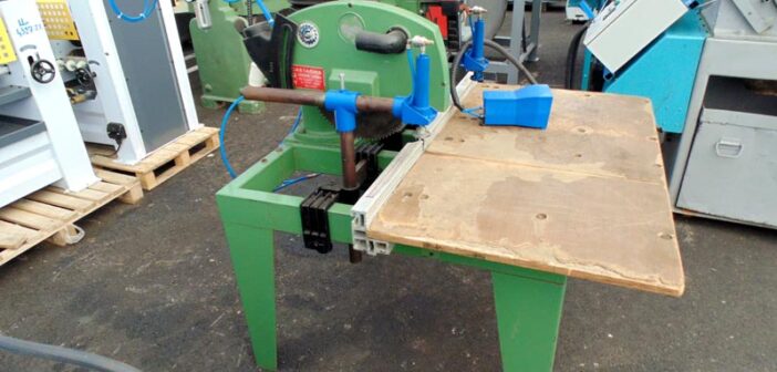 Radial drawbar saw OMGA