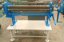 Sheet metal rolling machine