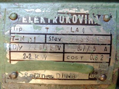 Motor tech data