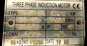 Motor tech data