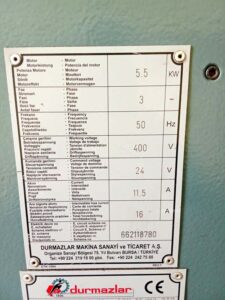 Podaci o mašini