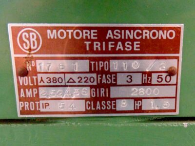 Motor tech data