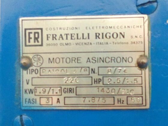 Podaci o motoru