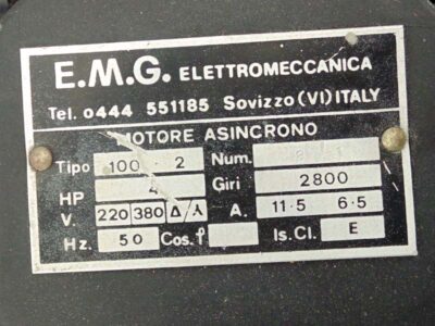 Motor tech data