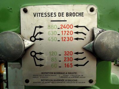 Machine tech data